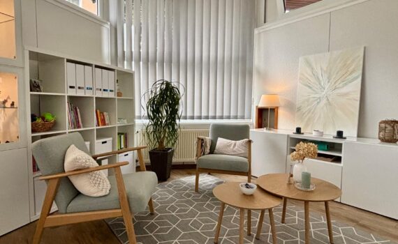 Behandlungsraum der Praxis Gleichgewicht in Hemmingen